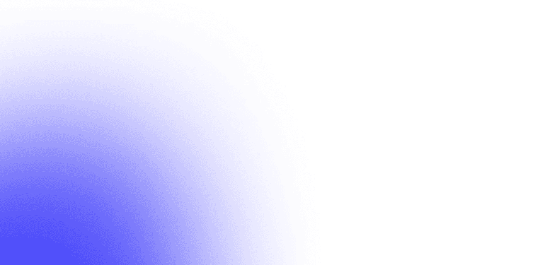 Blue Left Gradient Glow