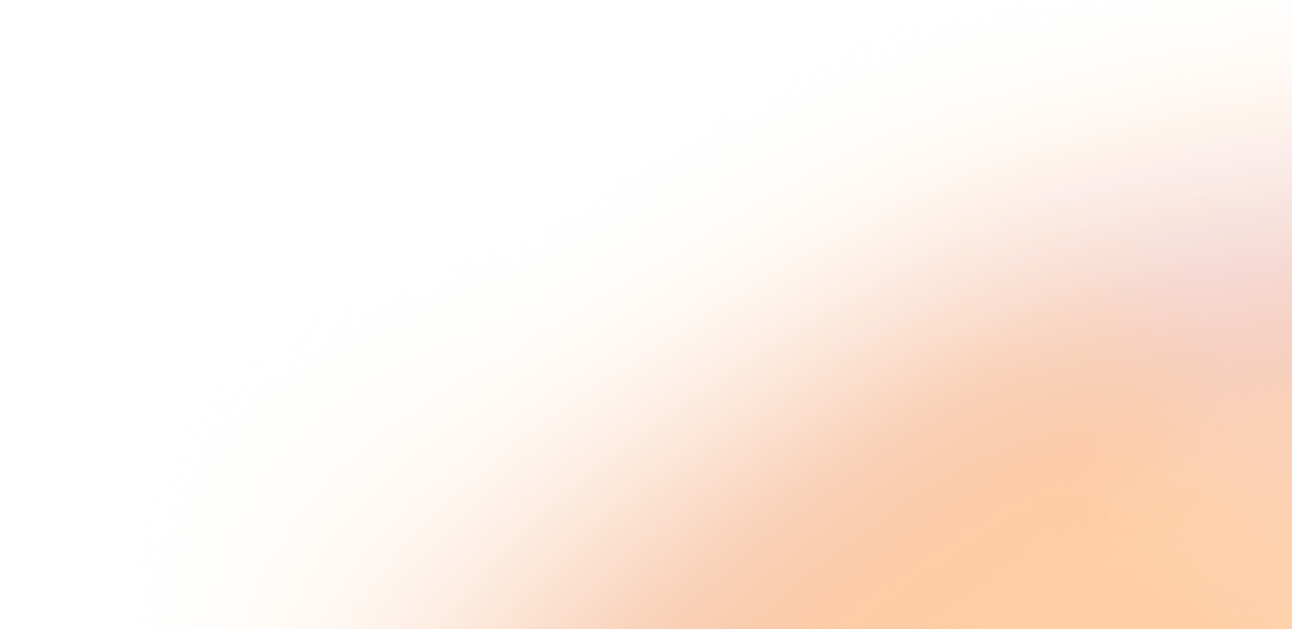 Orange Right Gradient Glow